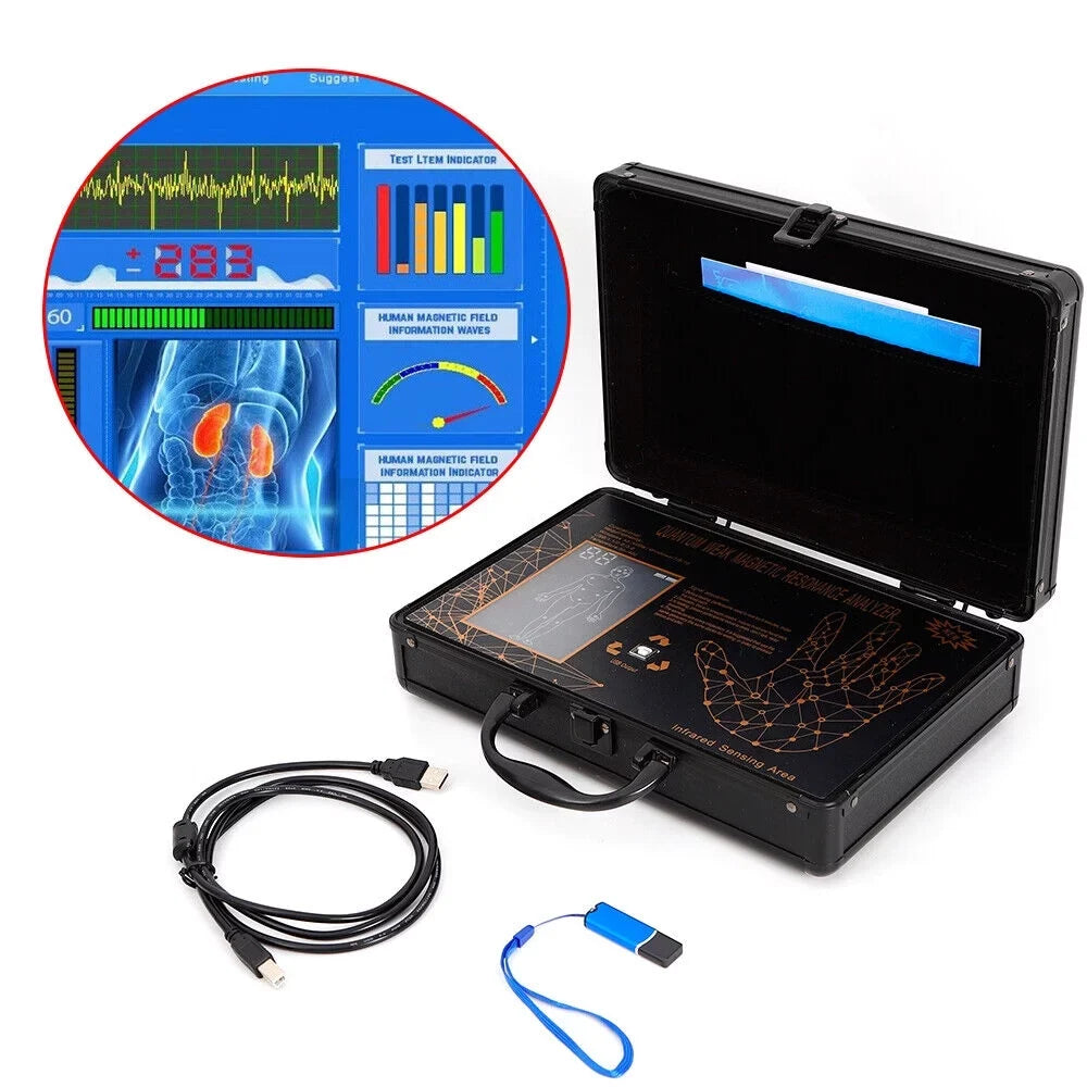 TOOL1SHOoo 6TH 4.7.0 Hand Touch Quantum Magnetic Resonance Body Analyzer Body Health Analyzer Onyx