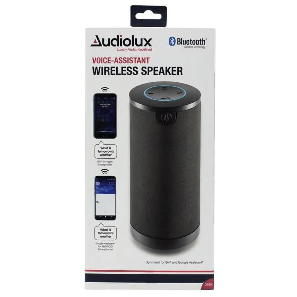 Odash VA-WTS-6-1153 Voice Assistant Wireless Speaker with Bluetooth, Charcoal