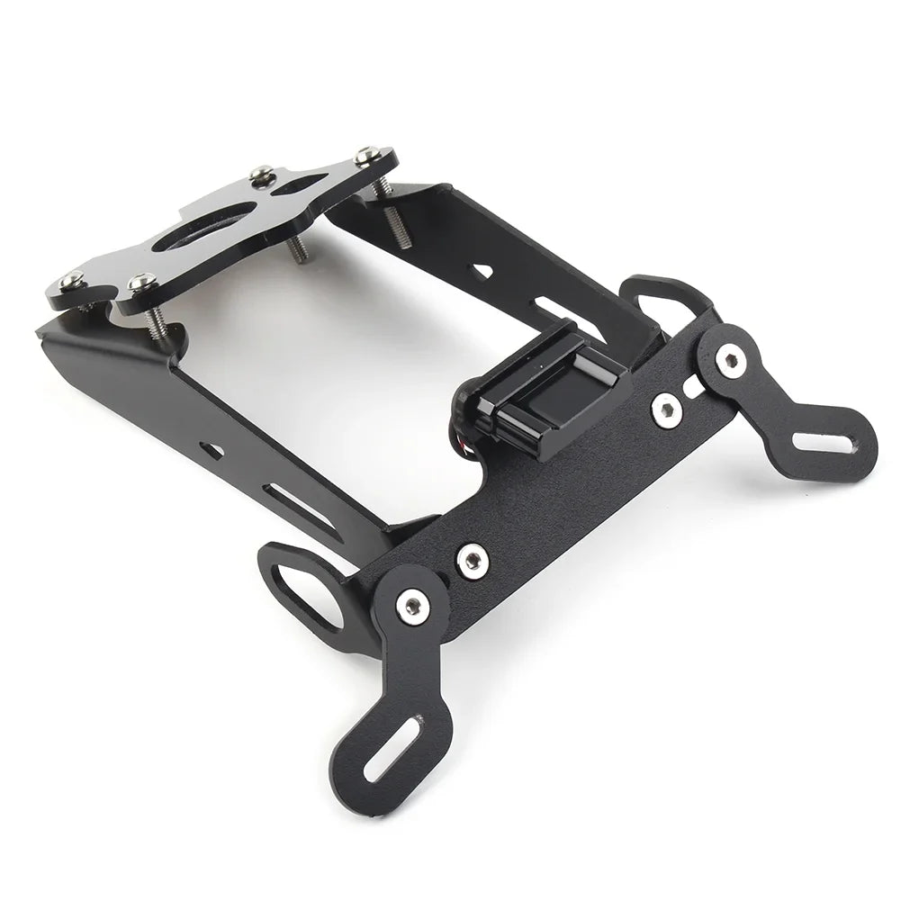 ZS MT09 21-22 Charcoal Motorcycle License Plate Holder Fender Eliminator Tail Tidy For Yamaha MT-09 2021 2022