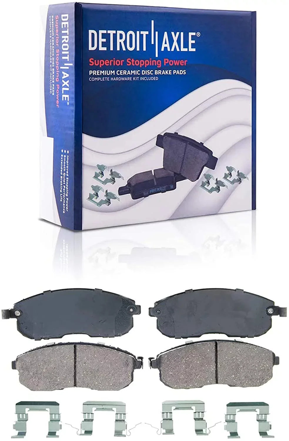 Detroit Axle - Brake Kit for 2007-2013 Nissan Altima Disc Brake Rotors 2007 2008 2009 2010 2011 2012 2013 Ceramic Brakes Pads Replacement: 11.65" Unit Front Rotor and 11.46" Unit Rear Rotor