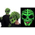 UV Light Reactive Down to Earth Alien Mask, Onyx