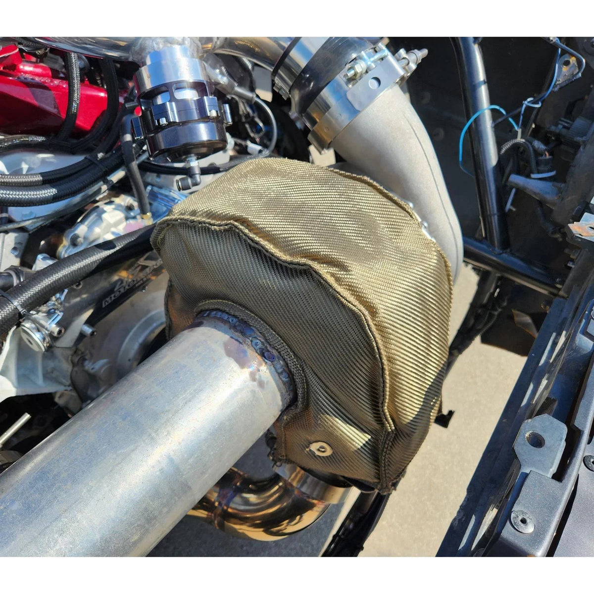 VS Racing VSRTBT3-1B Turbo Heat Shielding Blanket, T3, Midnight