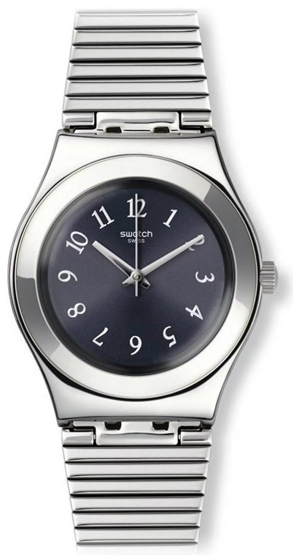 Swatch YLS186G Starling Midnight Dial Stainless Steel Women's Watch