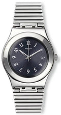 Swatch YLS186G Starling Midnight Dial Stainless Steel Women's Watch
