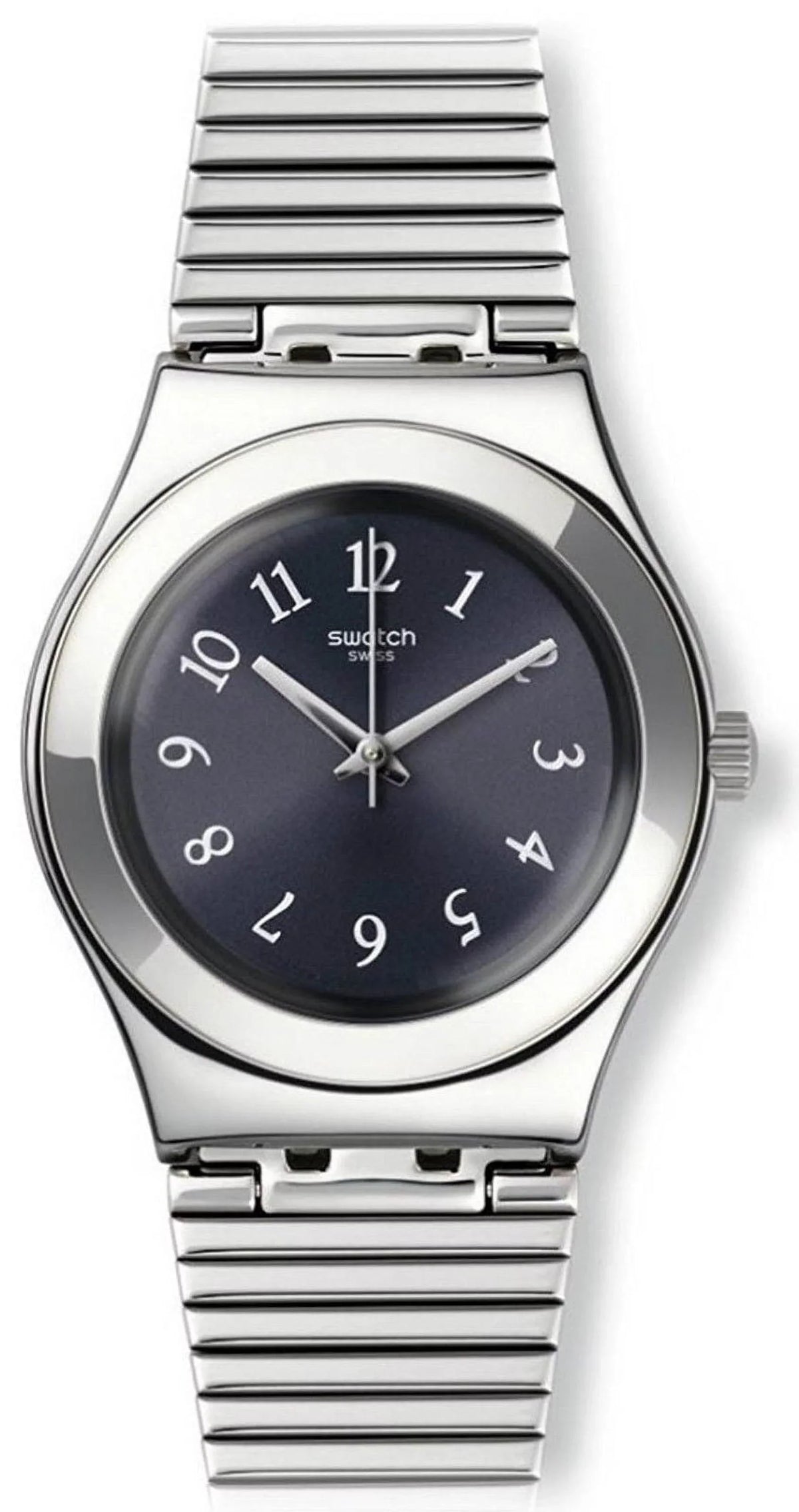 Swatch YLS186G Starling Midnight Dial Stainless Steel Women's Watch