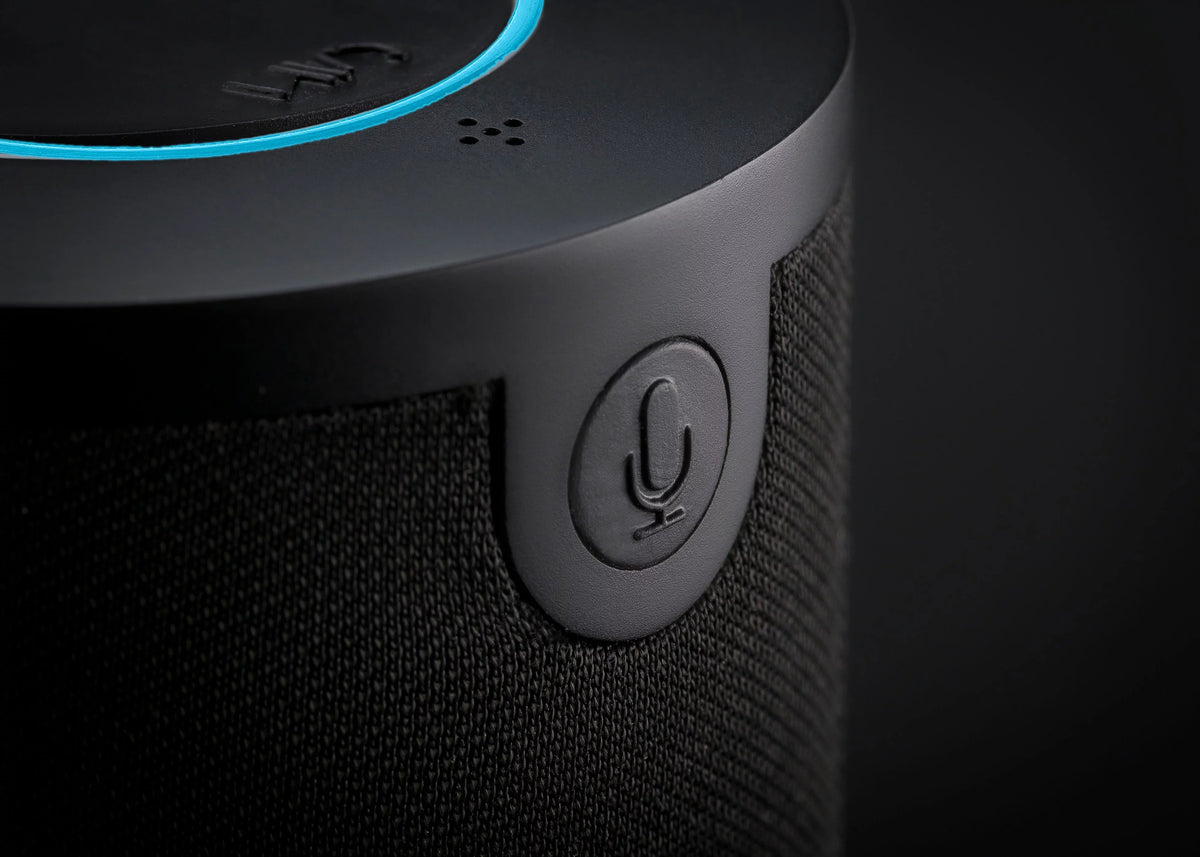 Odash VA-WTS-6-1153 Voice Assistant Wireless Speaker with Bluetooth, Charcoal