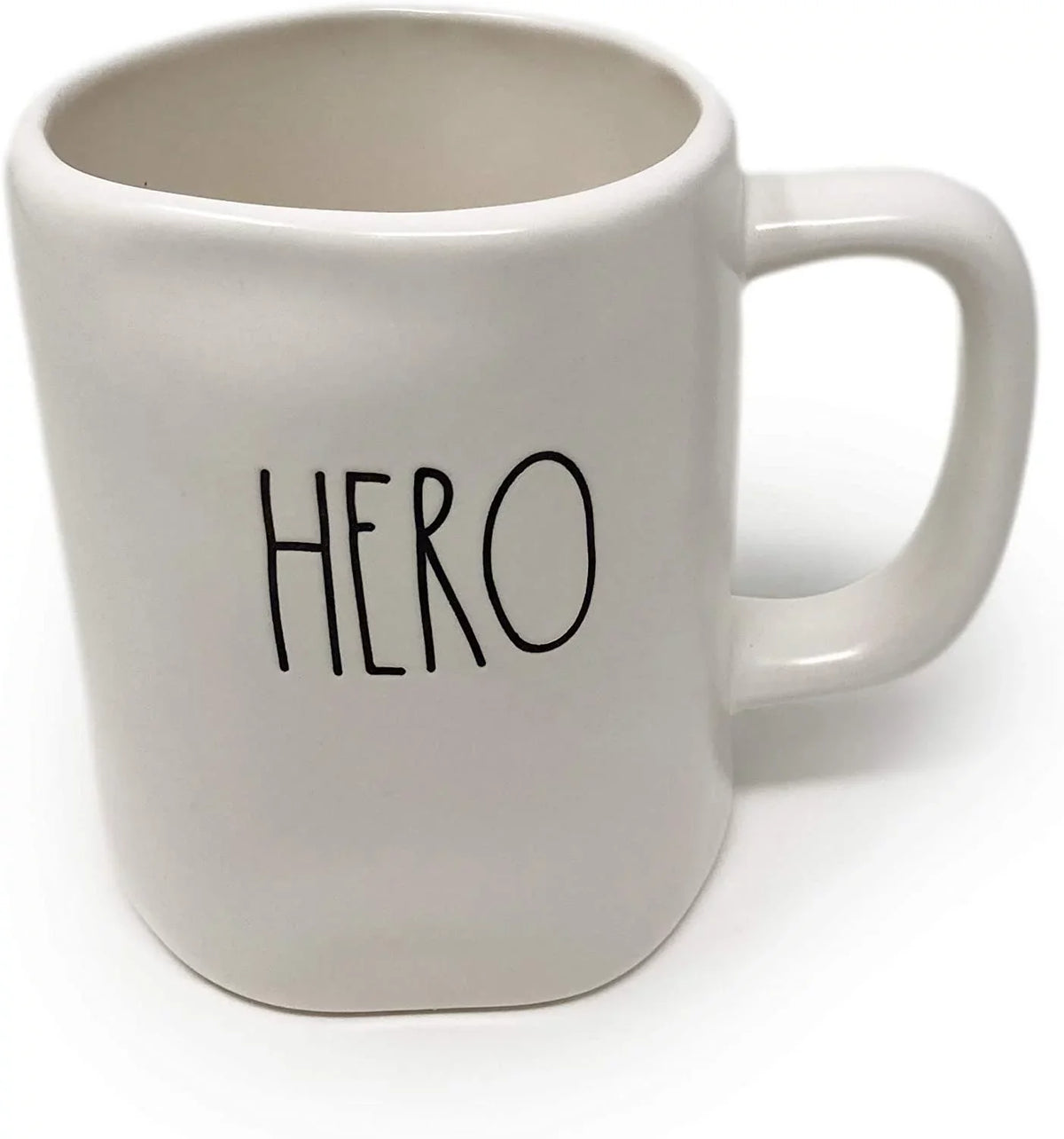 Rae Dunn White DOCTOR HERO Ceramic Mug with Onyx LL Letter Tea Mug