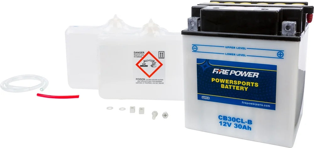 Fire Power Battery W/ACID CB30CL-B Compatible With Sea-Doo Wake Pro 215 2009-2015