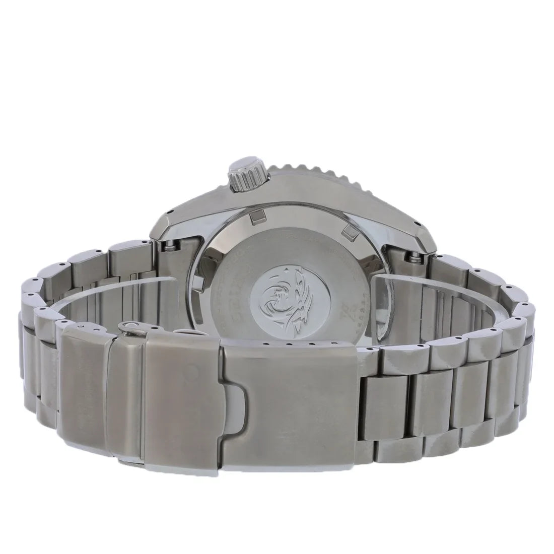 Pre-Owned Seiko Prospex GMT Mens Stainless Green Dial Automatic Watch SPB381