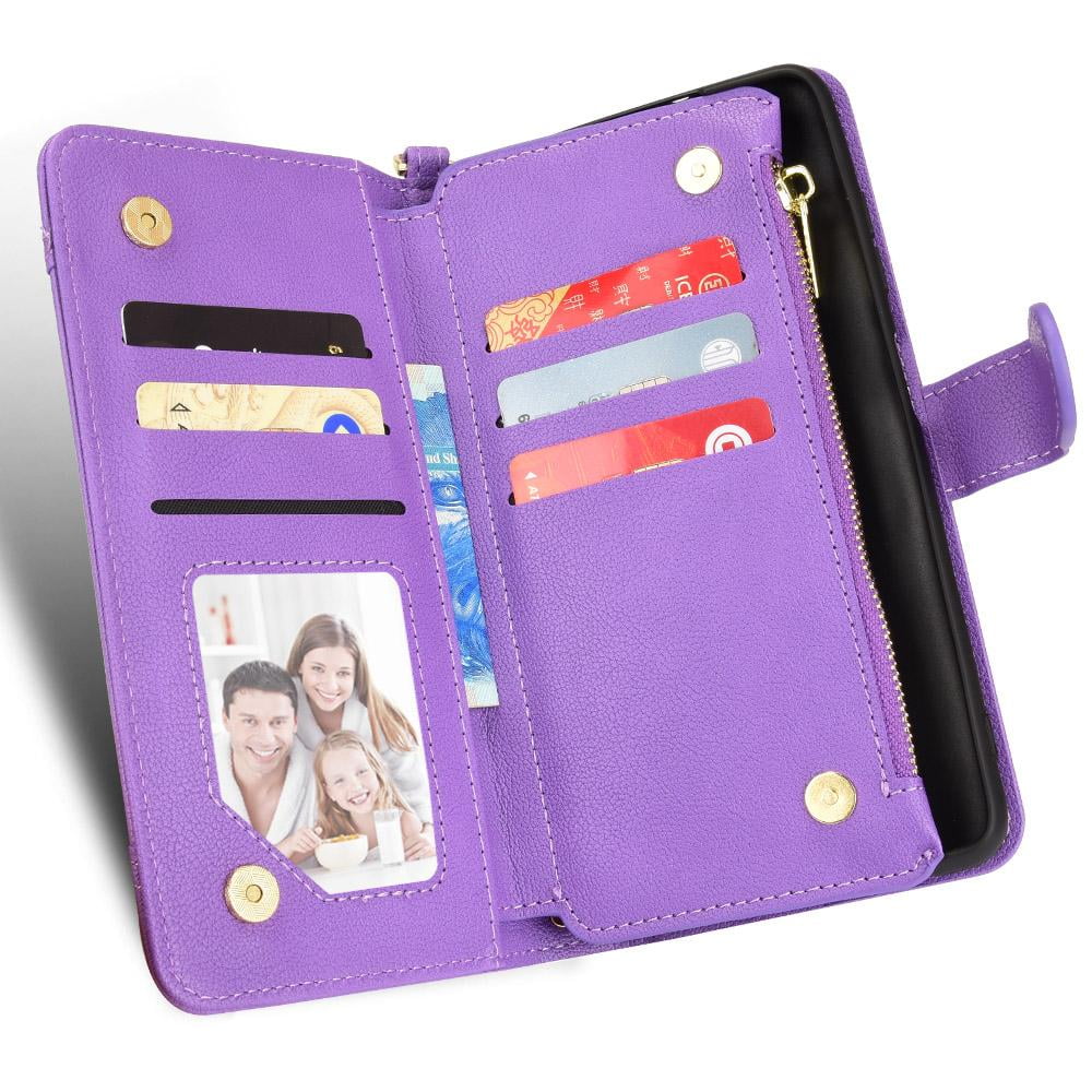 Case for Asus ROG Phone 5 Magnetic PU Leather Flip Leather Cover Zipper Wallet Card Holder