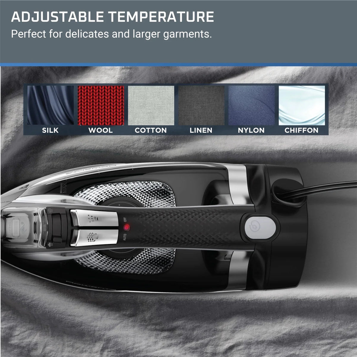 Rowenta Accessteam Cordreel Iron, Charcoal