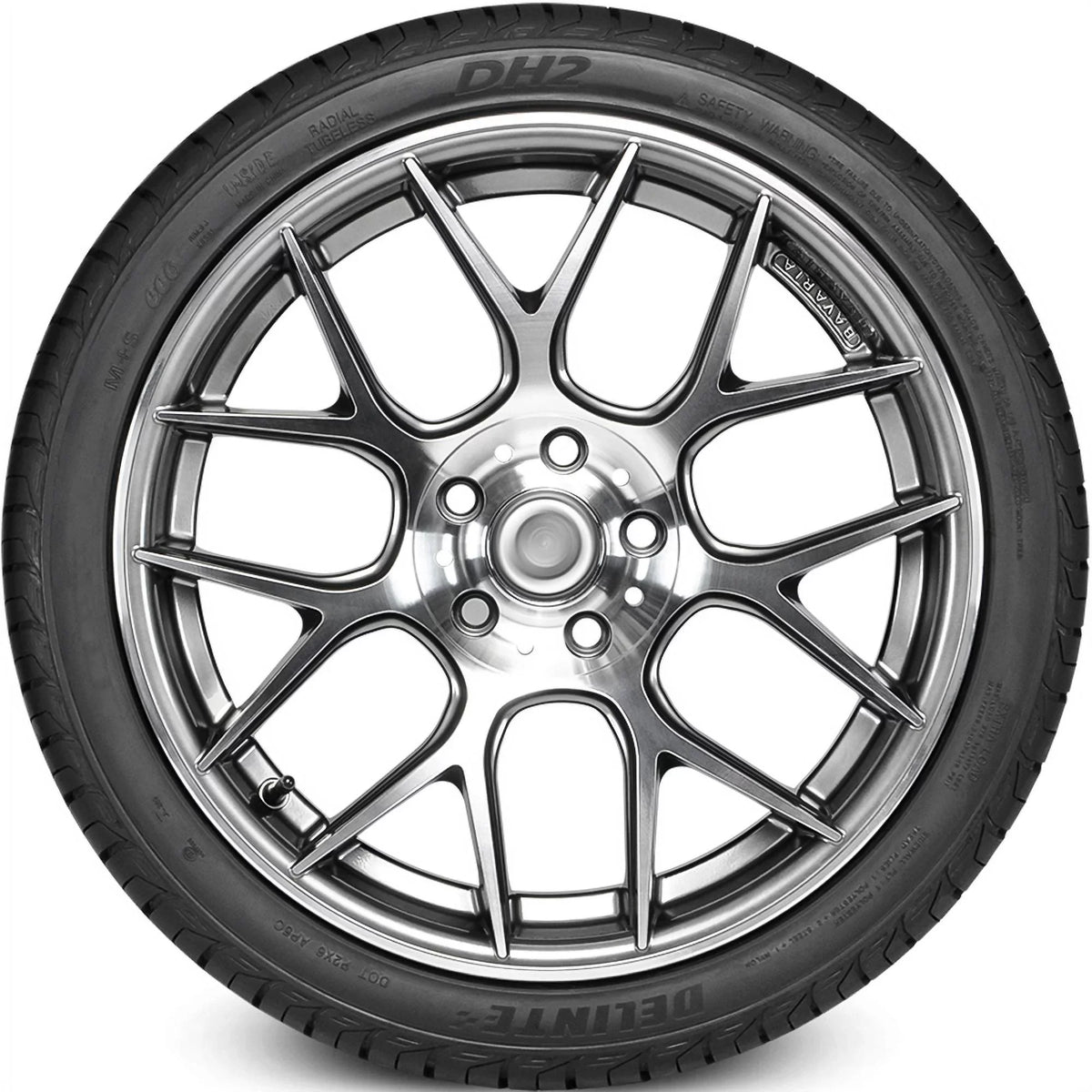 Delinte DH2 255/40R19 101Y XL A/S High Performance All Season Tire Fits: 2014 Ford Mustang GT, 2015-23 Ford Mustang EcoBoost Premium