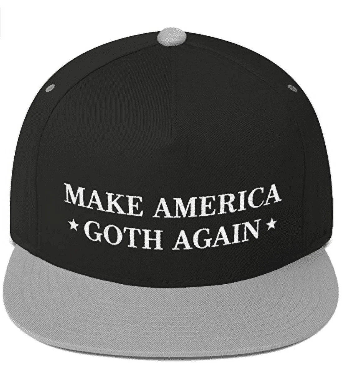 Make America Goth Again Hat (Flat Bill), Onyx Hat