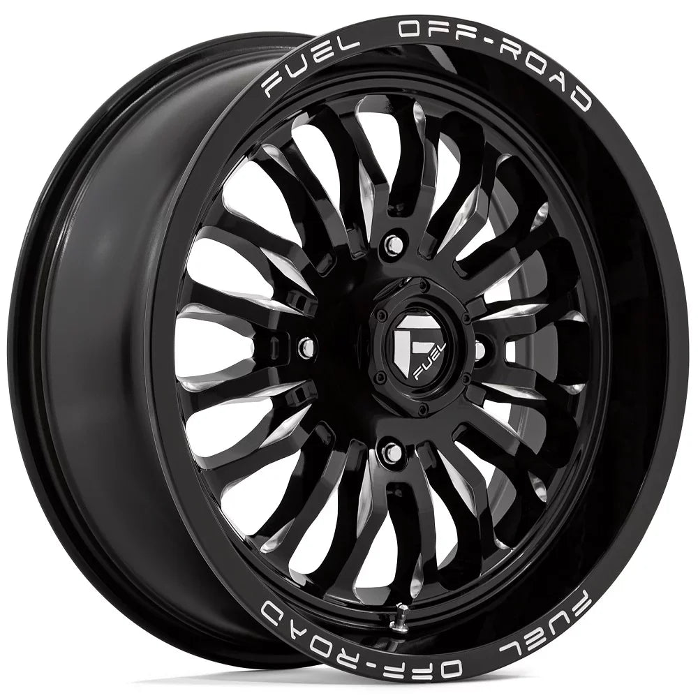 Fuel ARC 18" Wheels Charcoal 40" MotoRavage XL Tires Kawasaki Teryx Mule