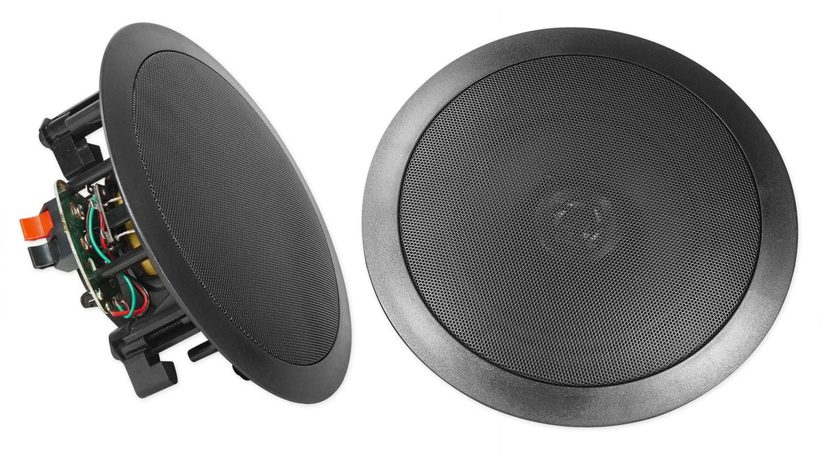 RX55URIBT Home Theater Bluetooth Receiver+4) 6.5" Dark Ceiling Speakers