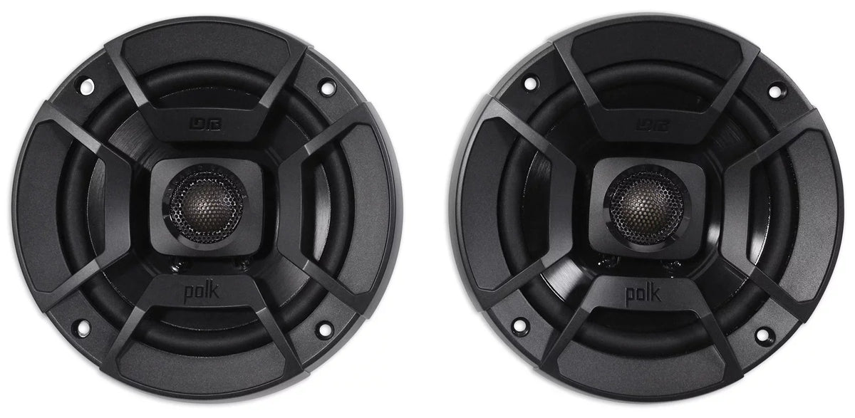 (2) Polk Audio DB522 5.25" 600w Car/Marine/Motorcycle Speakers+Speaker