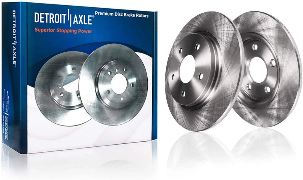 Detroit Axle - Brake Kit for 2007-2013 Nissan Altima Disc Brake Rotors 2007 2008 2009 2010 2011 2012 2013 Ceramic Brakes Pads Replacement: 11.65" Unit Front Rotor and 11.46" Unit Rear Rotor
