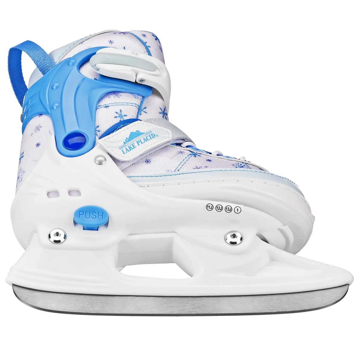 Lake Placid Youth Glacier Adjustable Ice Skates Size Small (11-1)