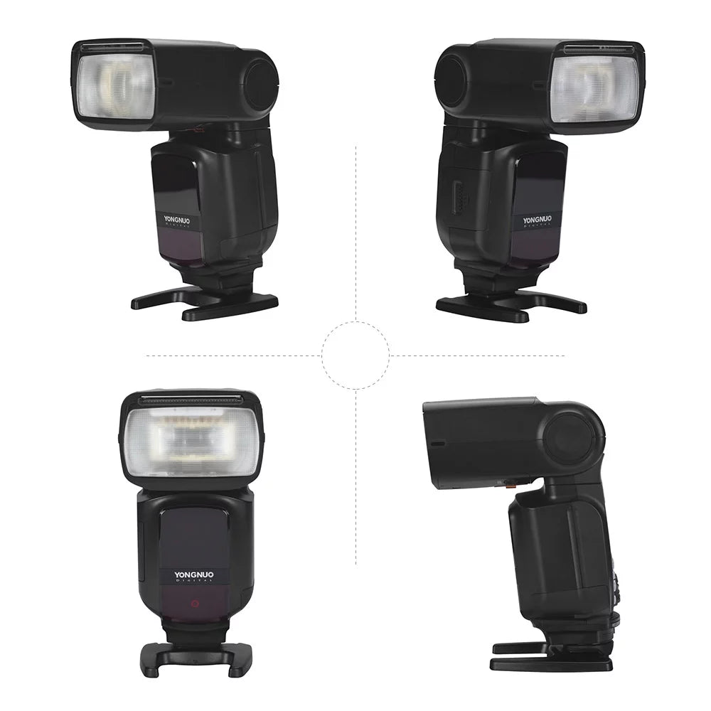 YONGNUO Camera Flash,Built-in Led 5600k Dslr Cameras Compatible Yn968n Wireless Yn622n Yn560 Wireless Ttl Speedlite 1/8000s Speedlite 1/8000s Hss Yn968n Ii Compatible With Hss Ttl Cameras