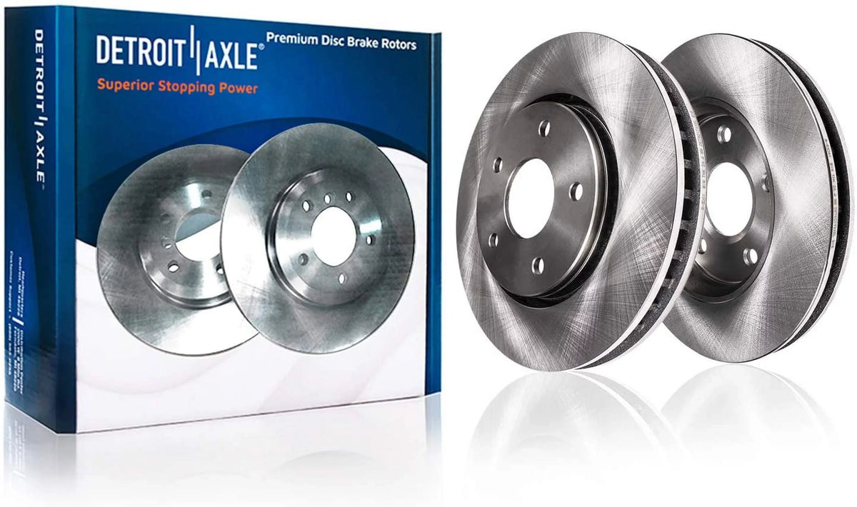 Detroit Axle - Brake Kit for 2007-2013 Nissan Altima Disc Brake Rotors 2007 2008 2009 2010 2011 2012 2013 Ceramic Brakes Pads Replacement: 11.65" Unit Front Rotor and 11.46" Unit Rear Rotor