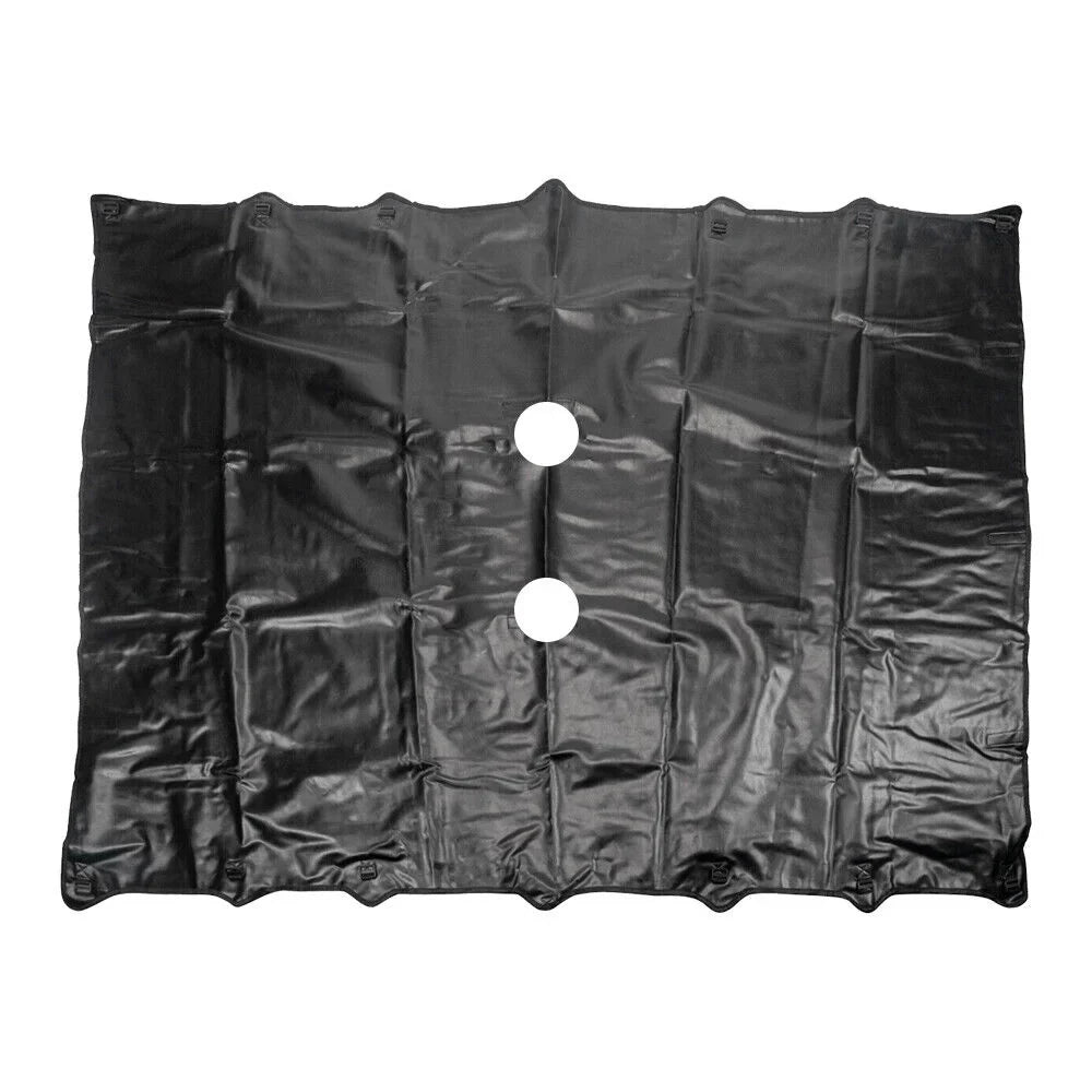 KingFurt Leather Top Sunshade Protection, Midnight Jeep Wrangler JK/JKU 2007-2018, Durable & Easy to Install