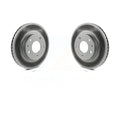 Front Coated Disc Brake Rotors Pair For Mazda 3 CX-3 Sport KG-100360