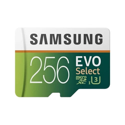 256GB Memory Card with Zipper Case (Not a phone case) - Samsung Evo High Speed MicroSD Class 10 MicroSDXC Compatible for Onyx DTek50, Priv, Key2, Motion, KEYone, LE - R1D