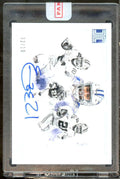 Ezekiel Elliott 2019 Panini Impeccable Canvas Creations Autographs Silver #8