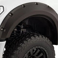 Bushwacker by RealTruck Max Coverage Pocket/Rivet Style Rear Fender Flares | 2-Piece Set, Charcoal Textured Finish | 10044-02 | Compatible with 2007-2018 Jeep Wrangler JK Unlimited