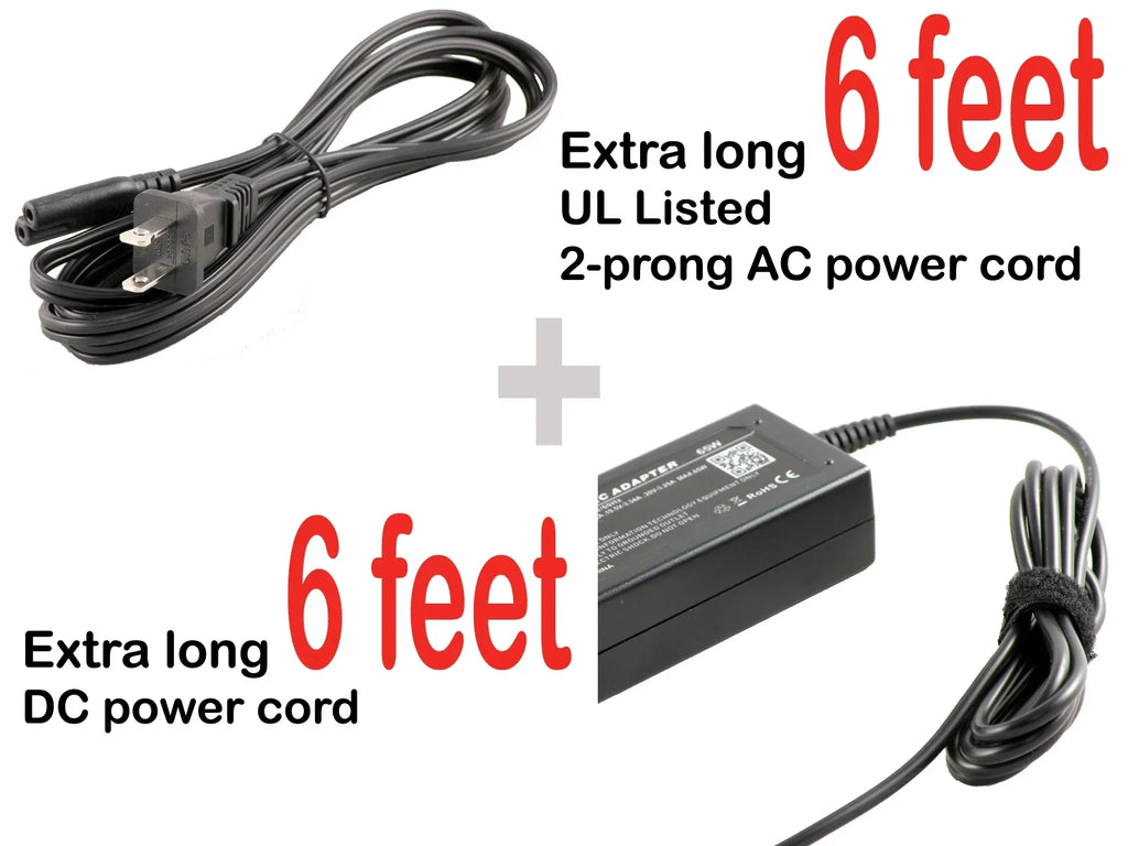 iTEKIRO 65W AC Adapter for Lenovo Ideapad 100S 80R900BYCF, 100S 80R900C0CF, 100S 80R900FYUS, 110, 110-14IBR 80T6 14", 110 80T6000WUS, 110 80T6000XUS, 110 80T60020CF