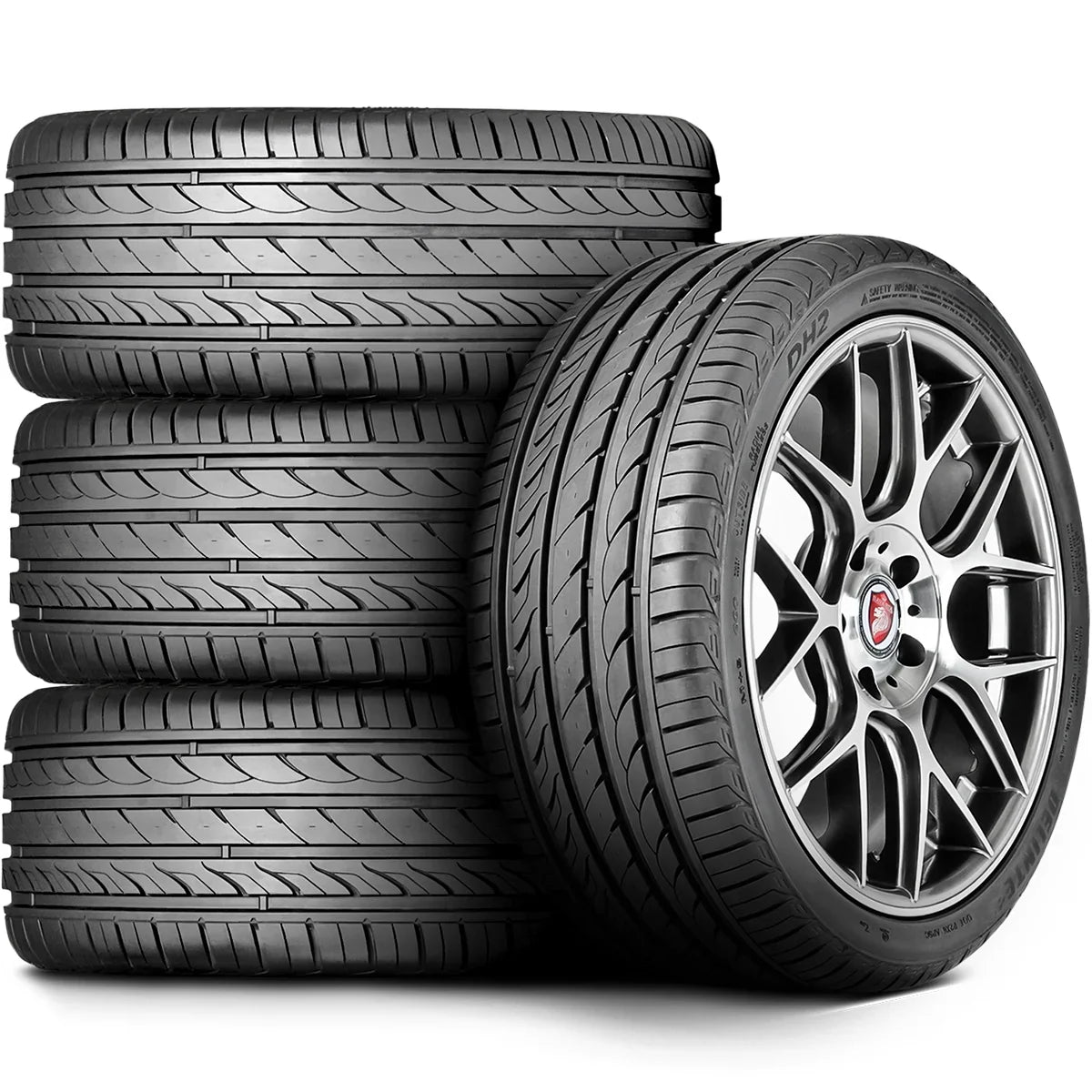 Delinte DH2 255/40R19 101Y XL A/S High Performance All Season Tire Fits: 2014 Ford Mustang GT, 2015-23 Ford Mustang EcoBoost Premium