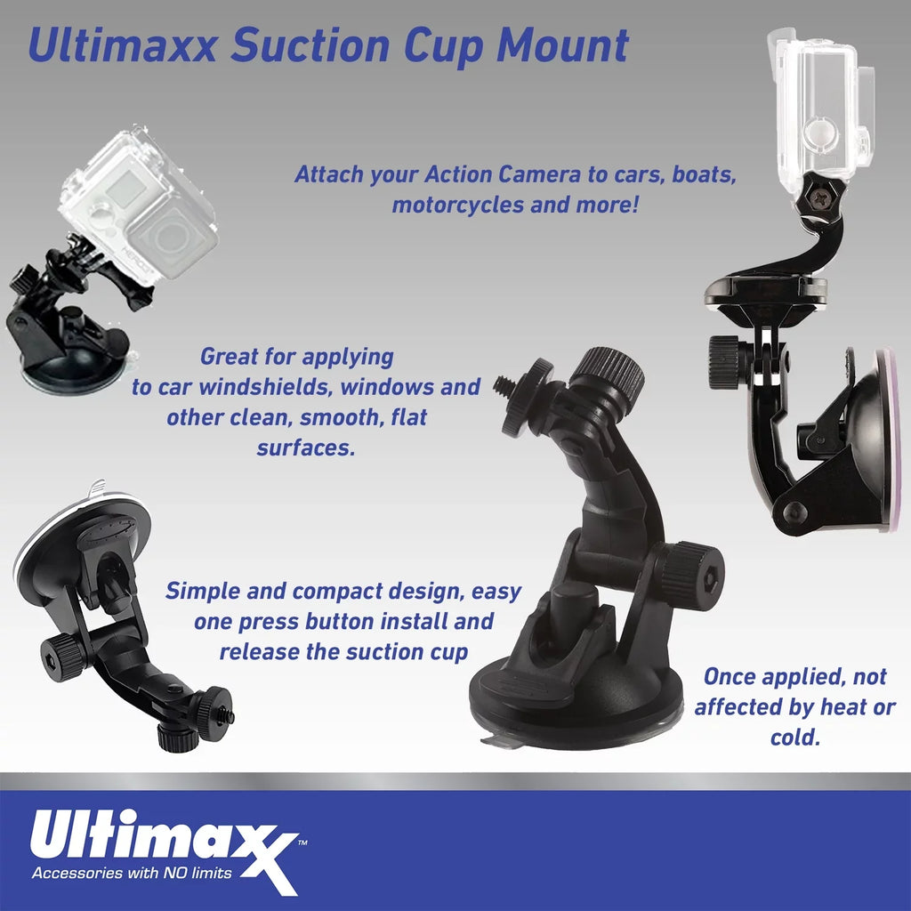 Ultimaxx Grand GoPro HERO11 Charcoal Mini Bundle - Includes: 64GB Extreme MicroSDXC, Multi-Adjustable Bike / Pipe Mount, Selfie-Stick & Much More (27pc Bundle)