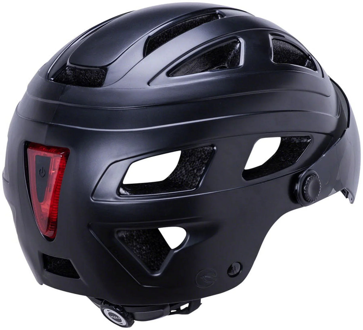 Kali Protectives Cruz Plus Helmet Eye Shield w/ Rear Light Matte Midnight Large/XL
